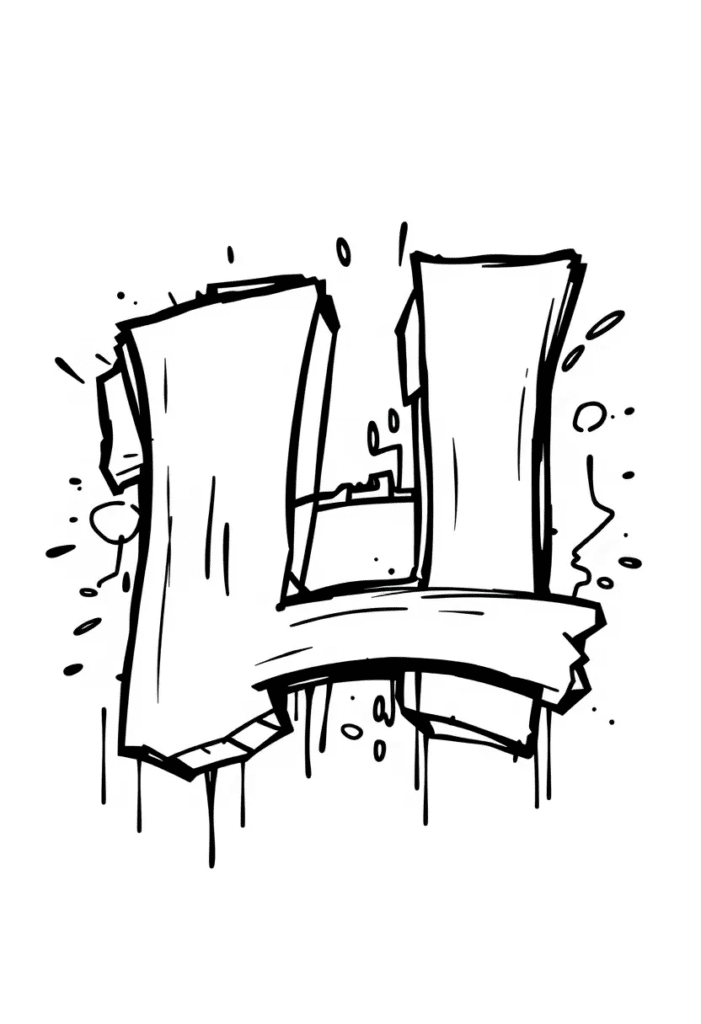 alphabet coloring pages