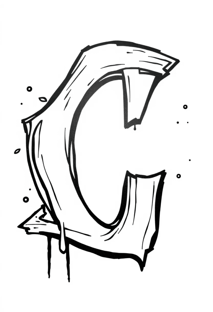 alphabet coloring pages