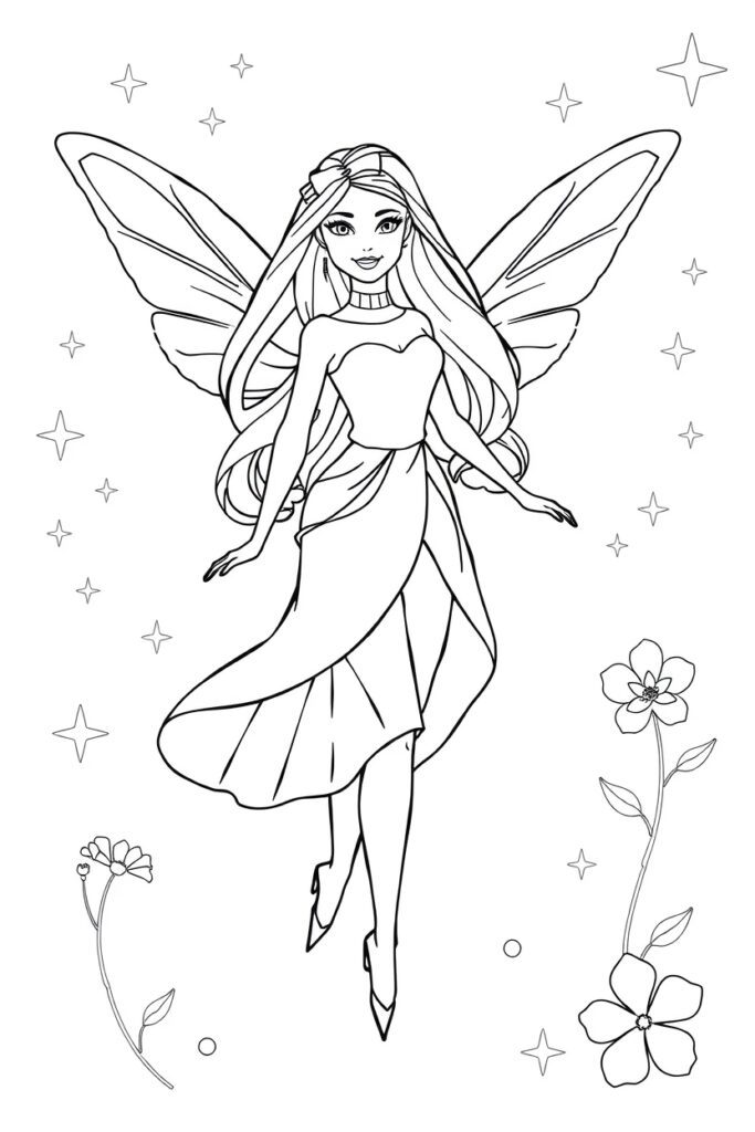 barbie coloring pages