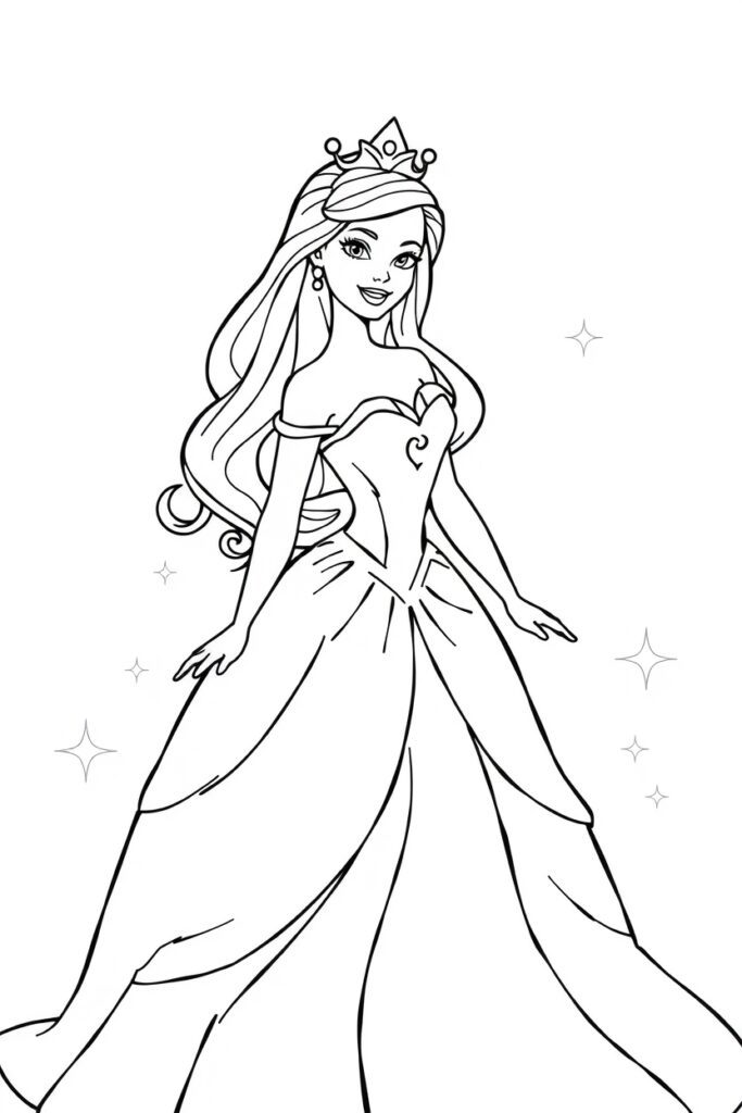 barbie coloring pages