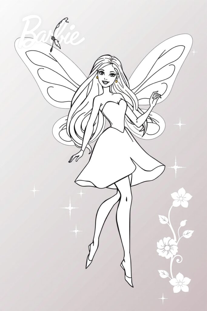 barbie coloring pages