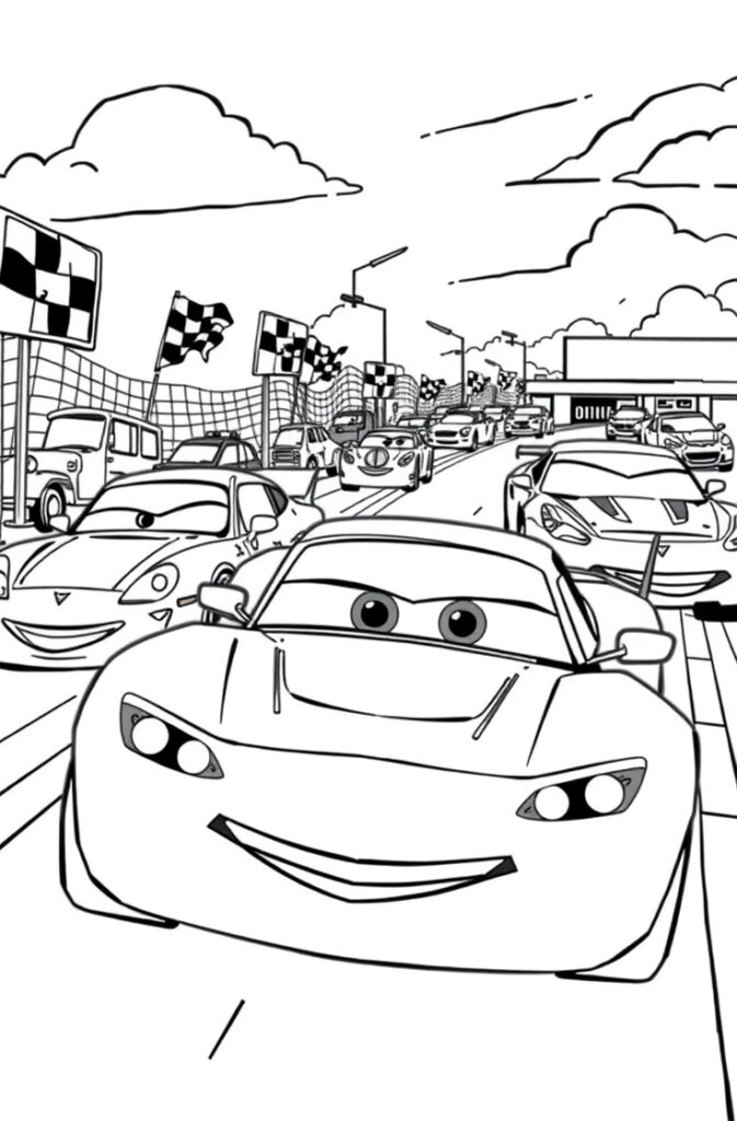 cars coloring pages