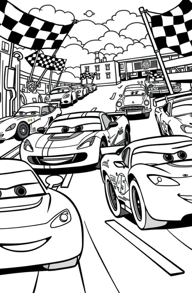 cars coloring pages