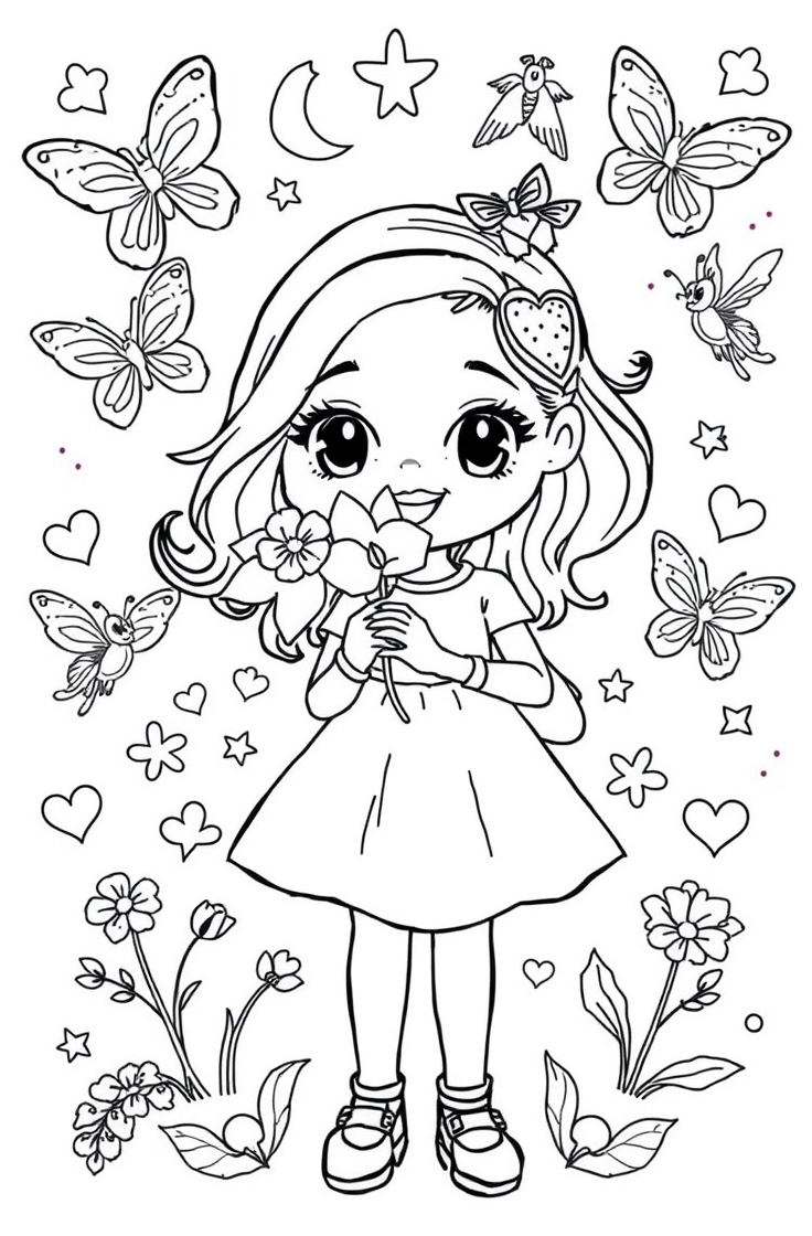 coloring pages for girls