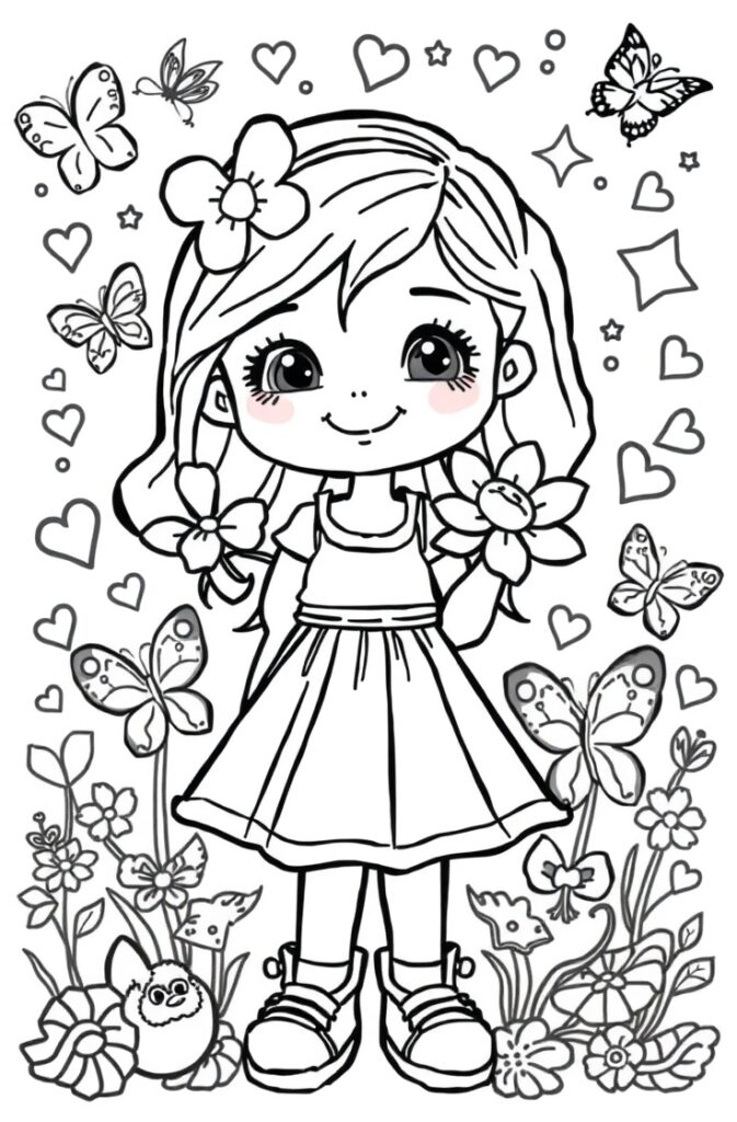 coloring pages for girls