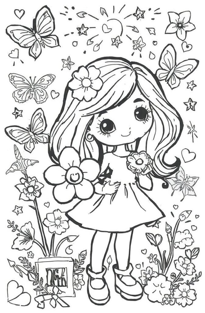 coloring pages for girls