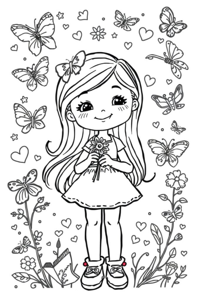 coloring pages for girls