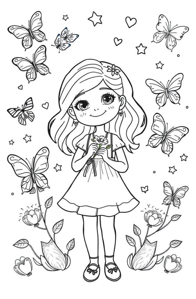 coloring pages for girls