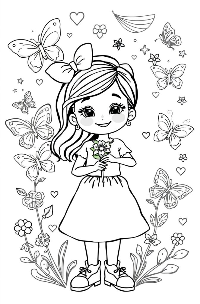 coloring pages for girls