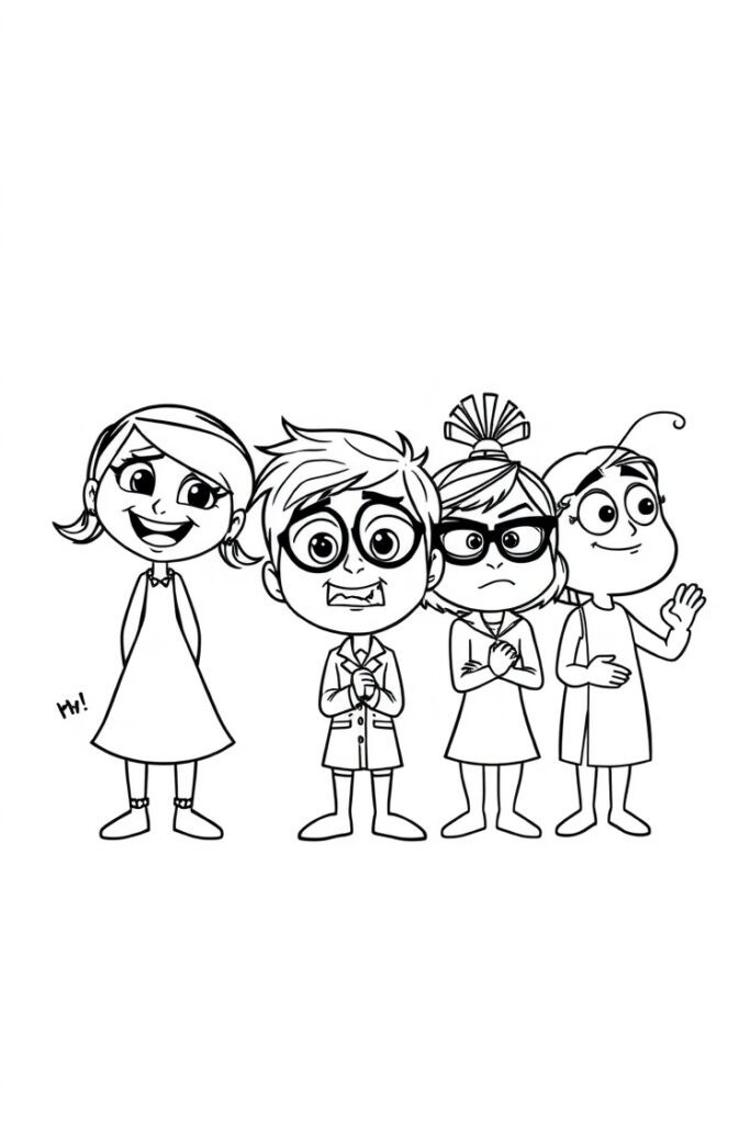 inside out 2 coloring pages