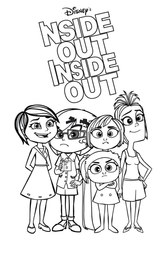 inside out 2 coloring pages