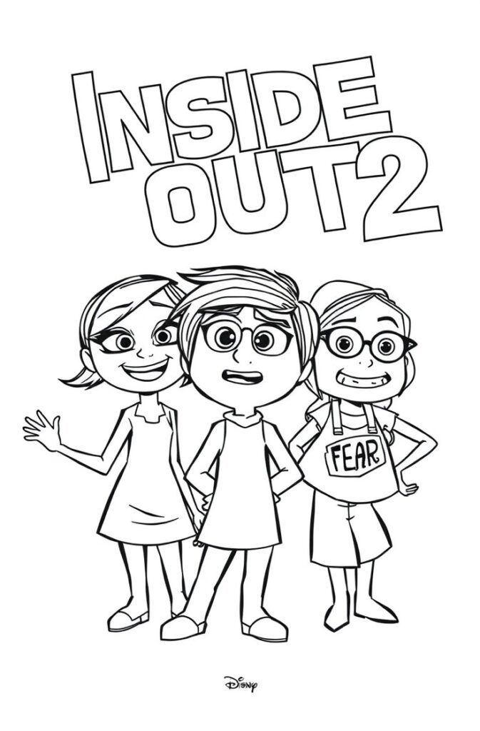 inside out 2 coloring pages