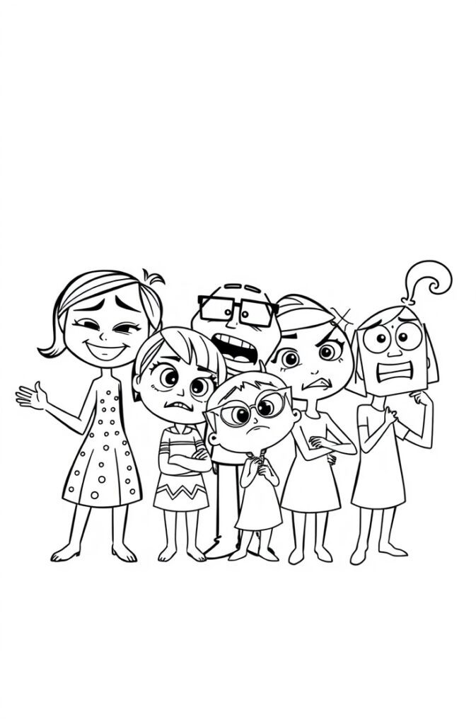 inside out 2 coloring pages