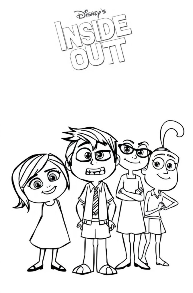 inside out 2 coloring pages
