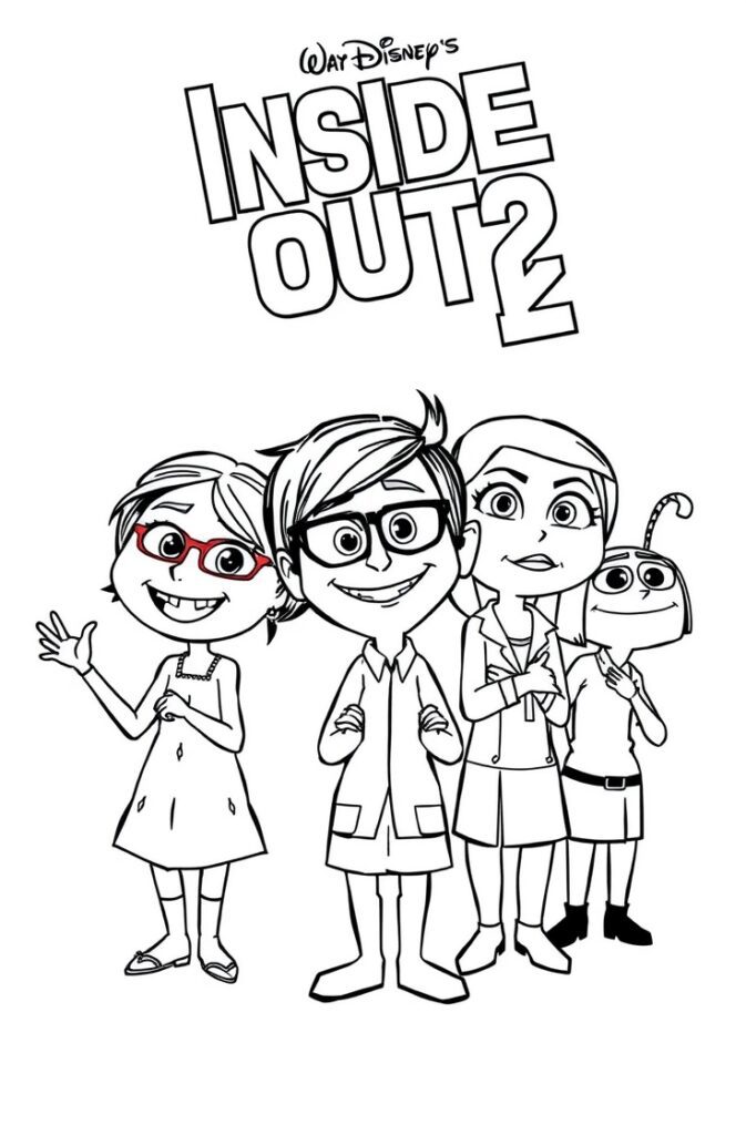 inside out 2 coloring pages