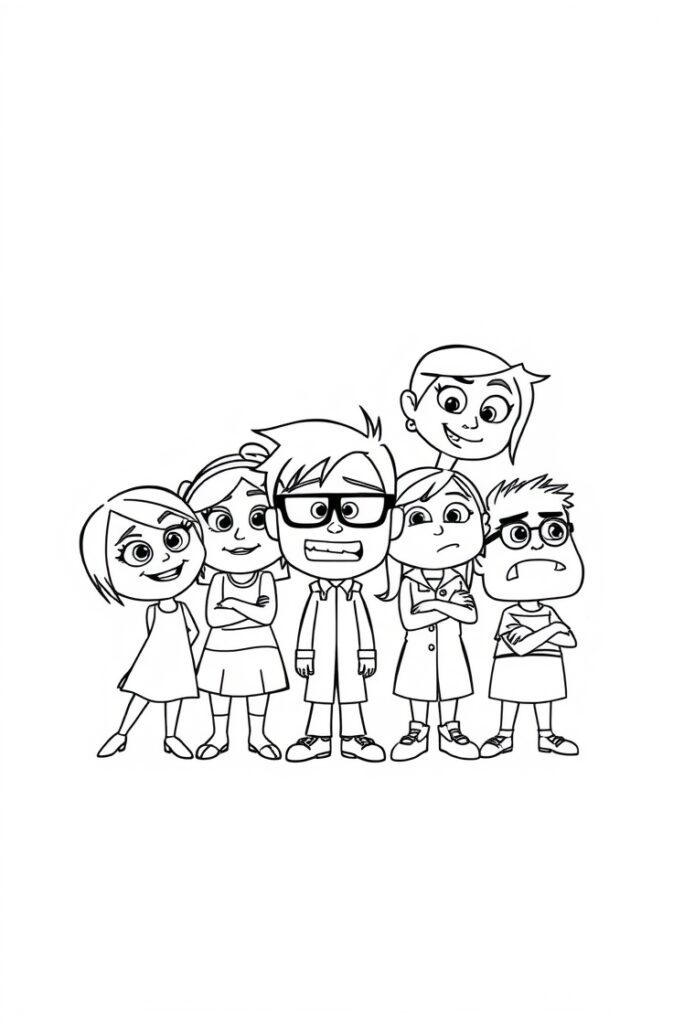 inside out 2 coloring pages
