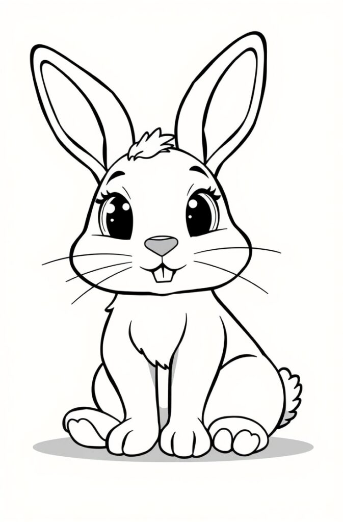 rabbit coloring pages
