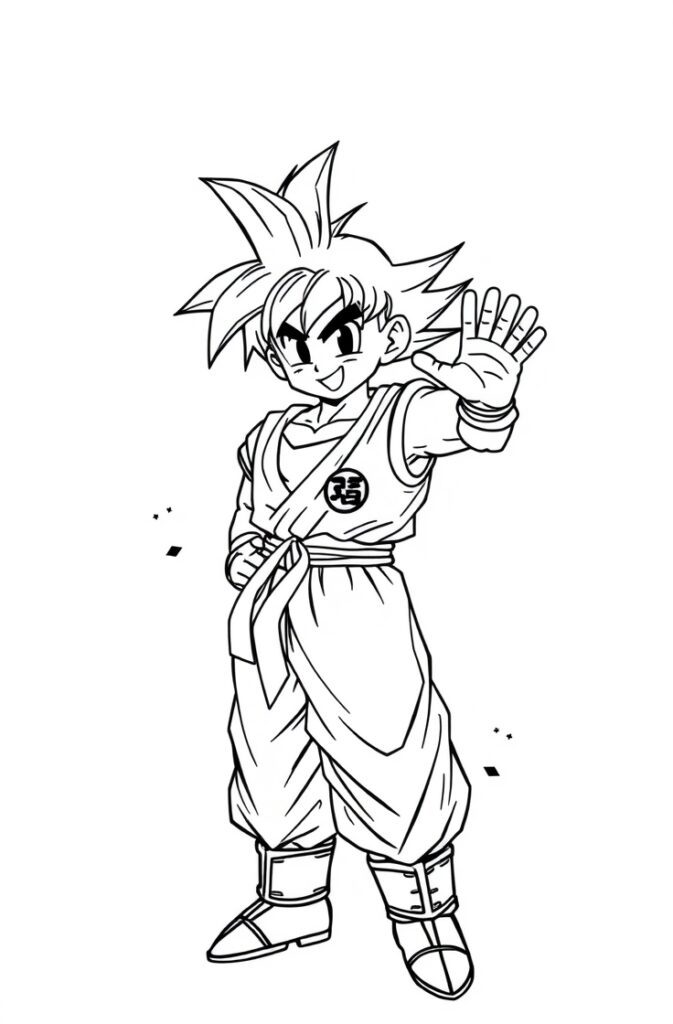 goku coloring pages