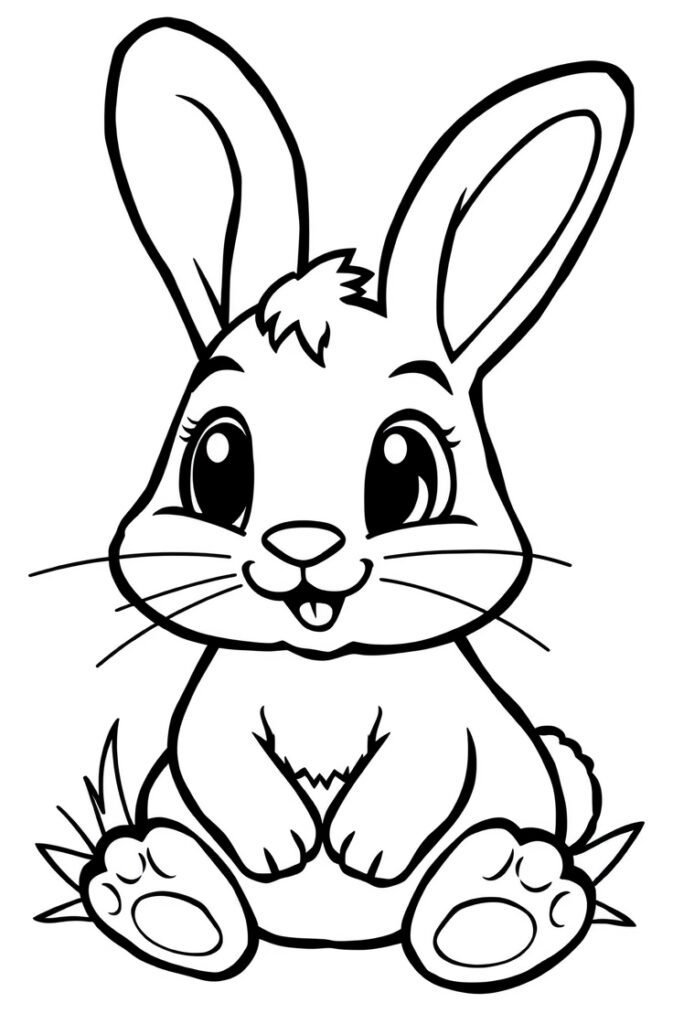 rabbit coloring pages