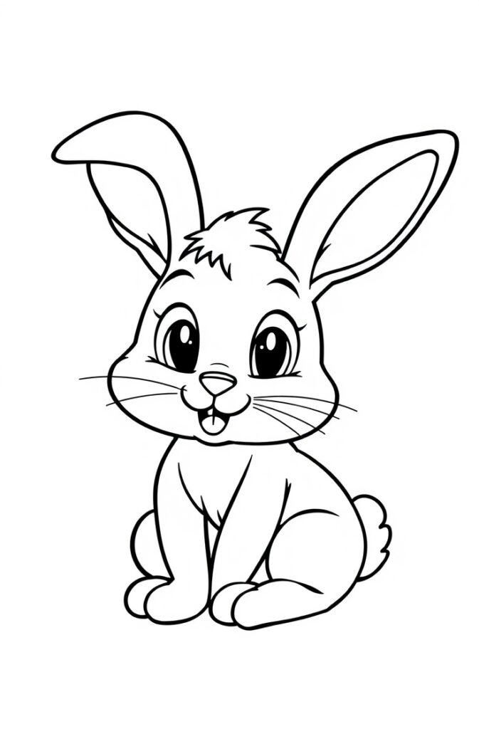 rabbit coloring pages