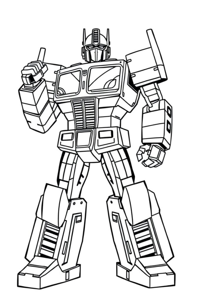 transformers coloring pages