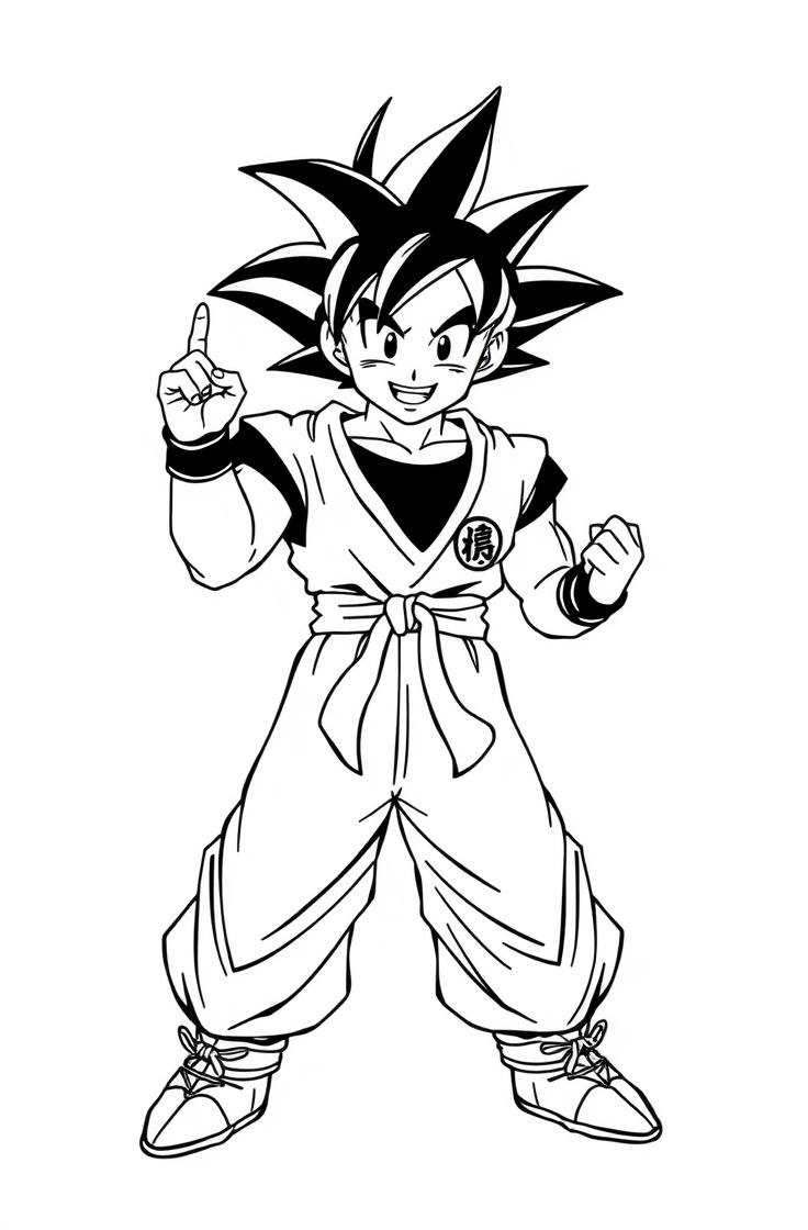 goku coloring pages