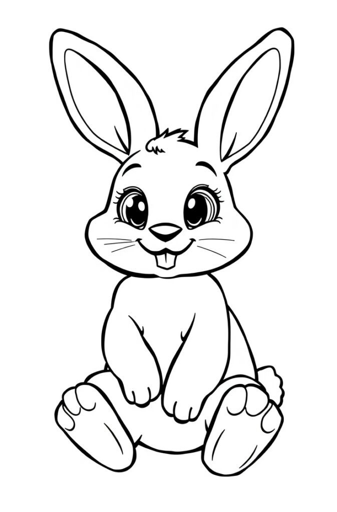rabbit coloring pages