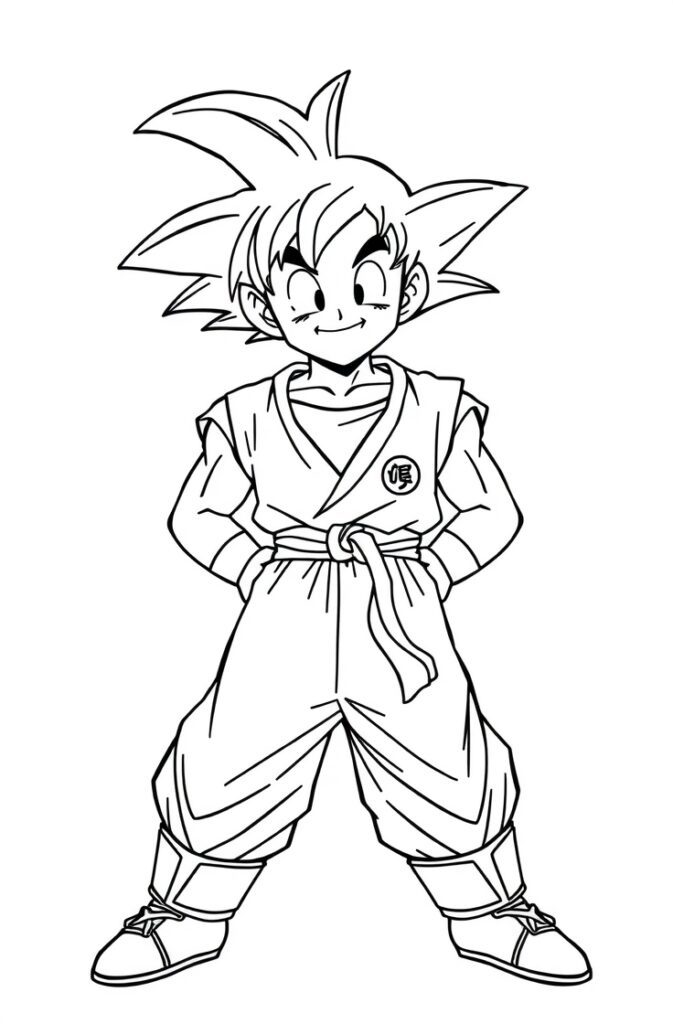 goku coloring pages
