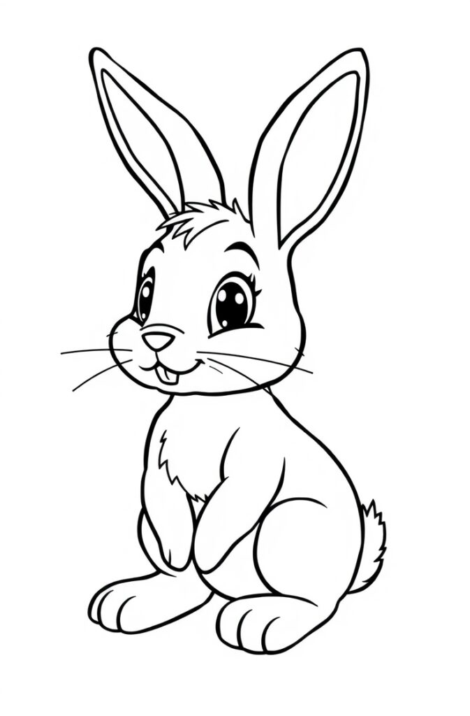 rabbit coloring pages