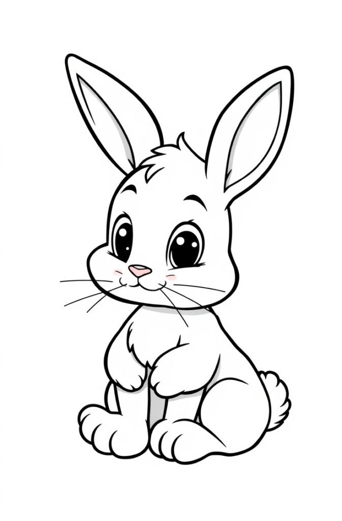 rabbit coloring pages