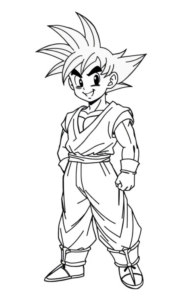 goku coloring pages