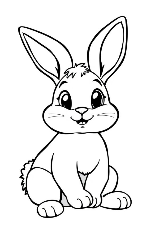 rabbit coloring pages