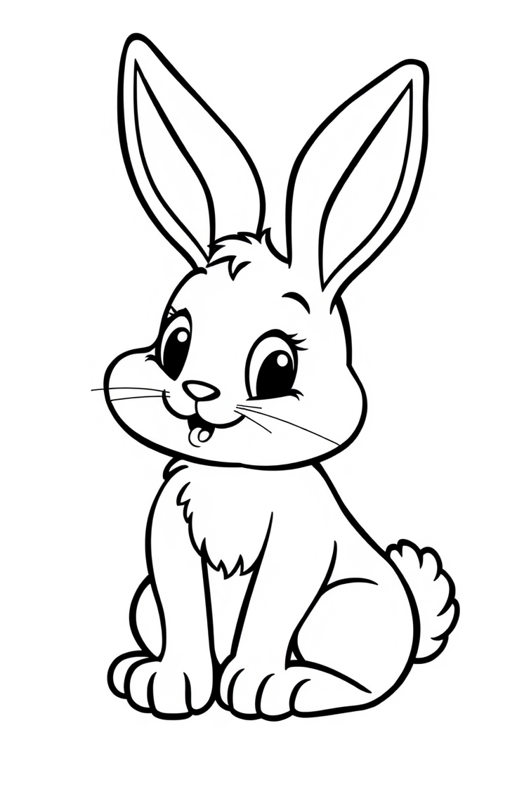 rabbit coloring pages