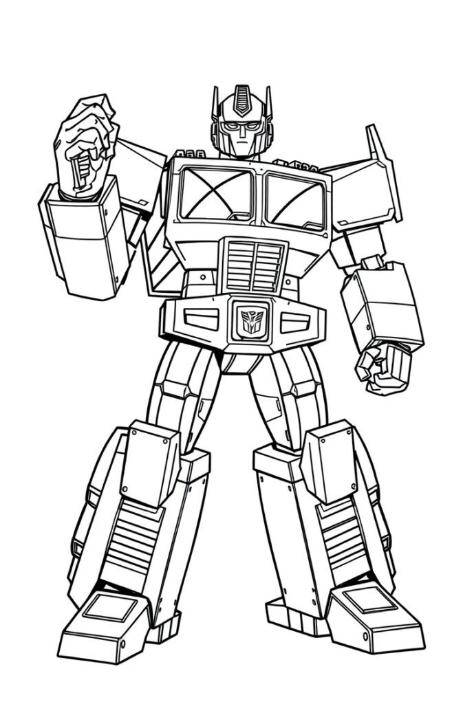 transformers coloring pages