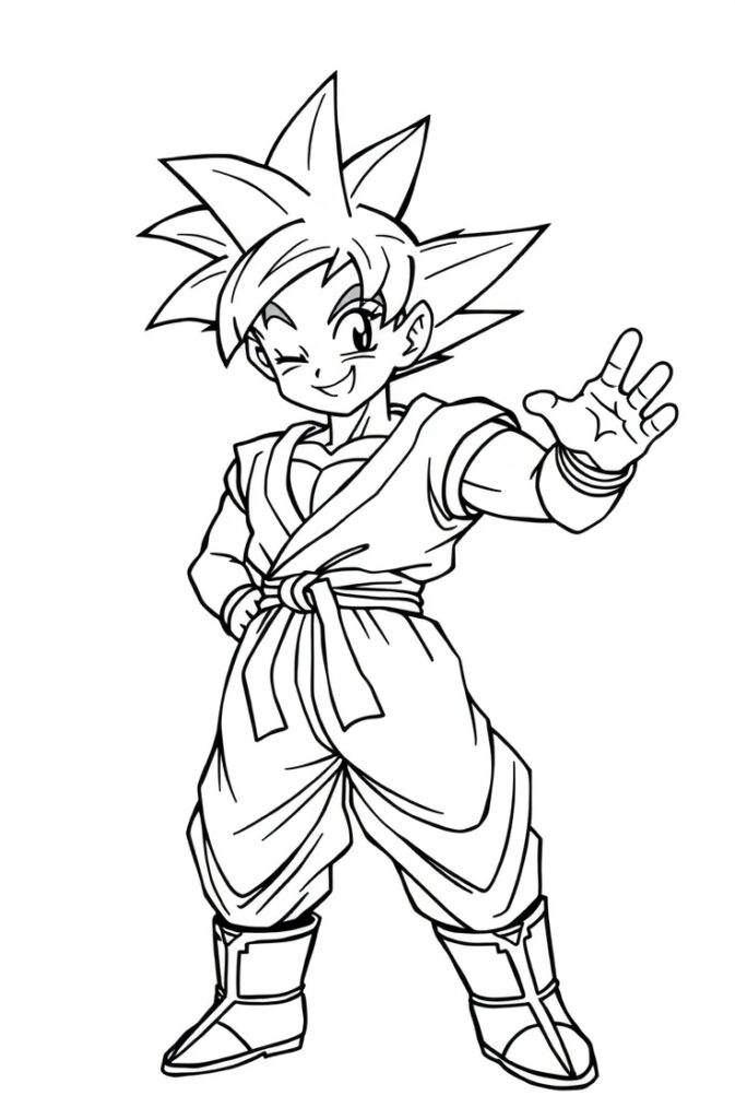 goku coloring pages