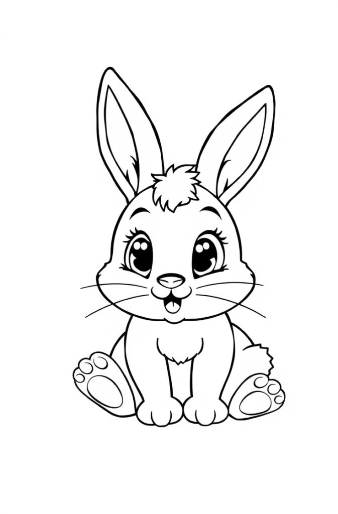 rabbit coloring pages