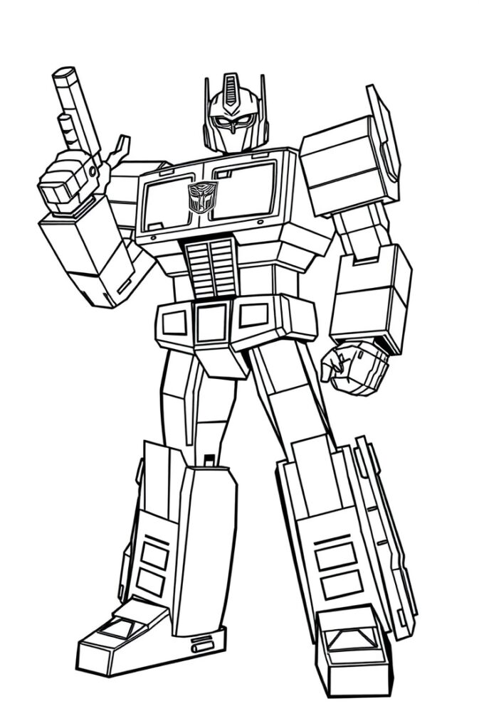 transformers coloring pages