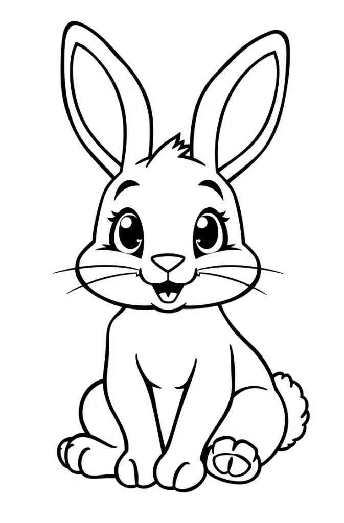 rabbit coloring pages