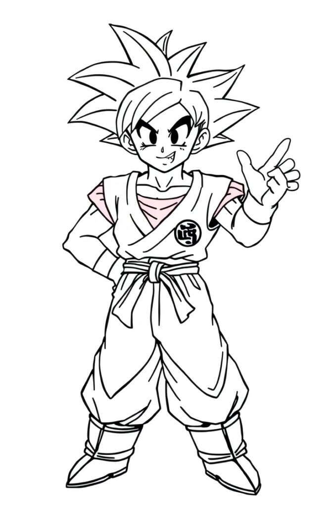 goku coloring pages