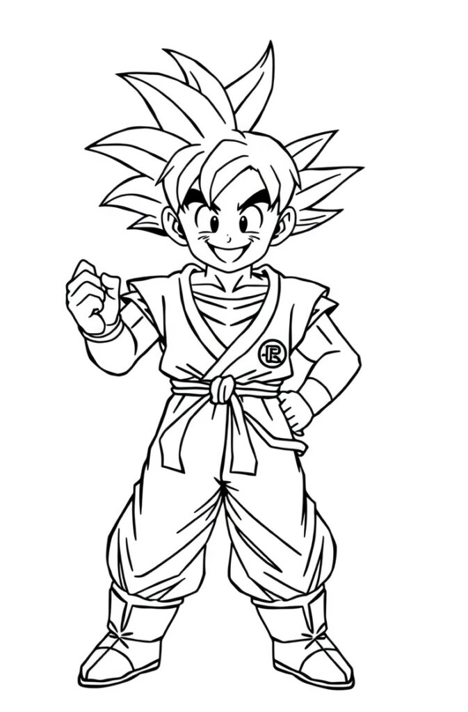 goku coloring pages