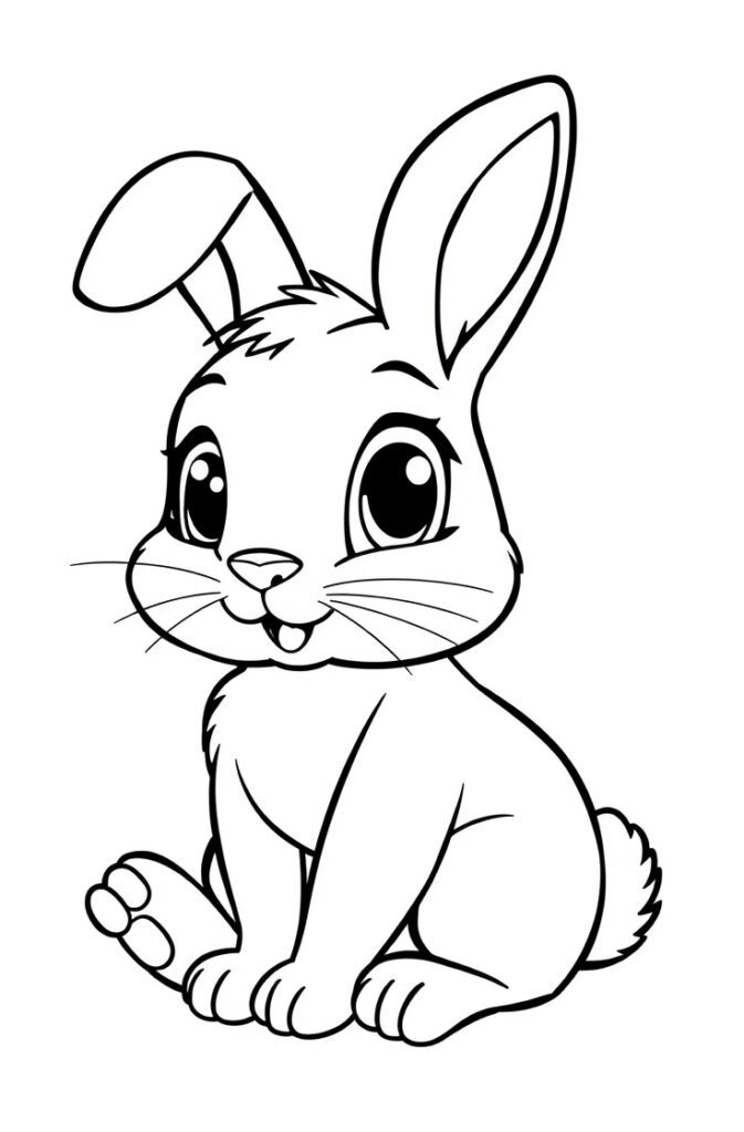 rabbit coloring pages