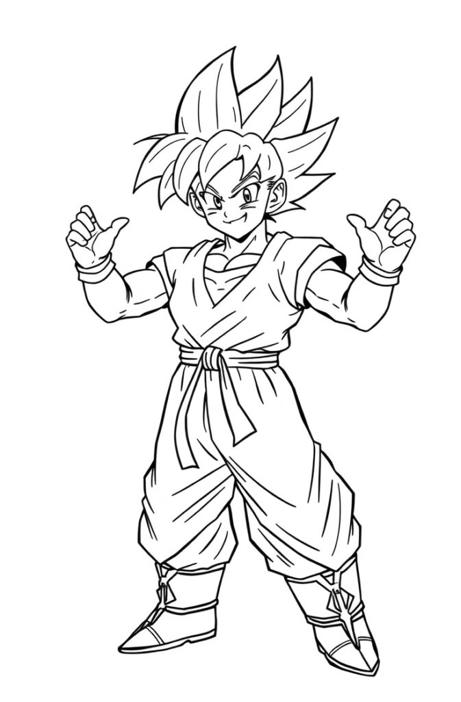 goku coloring pages