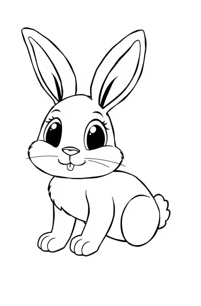 rabbit coloring pages