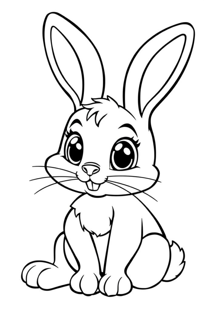 rabbit coloring pages