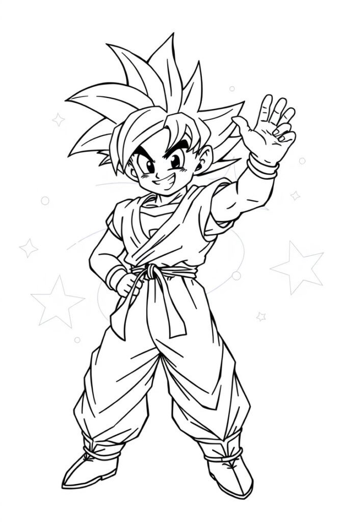 goku coloring pages