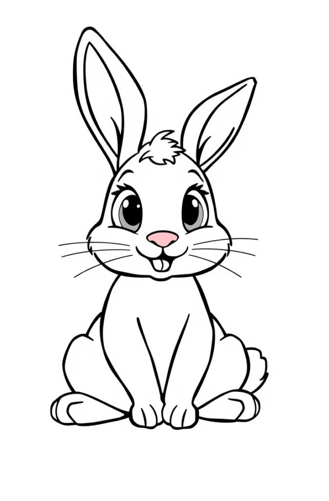 rabbit coloring pages