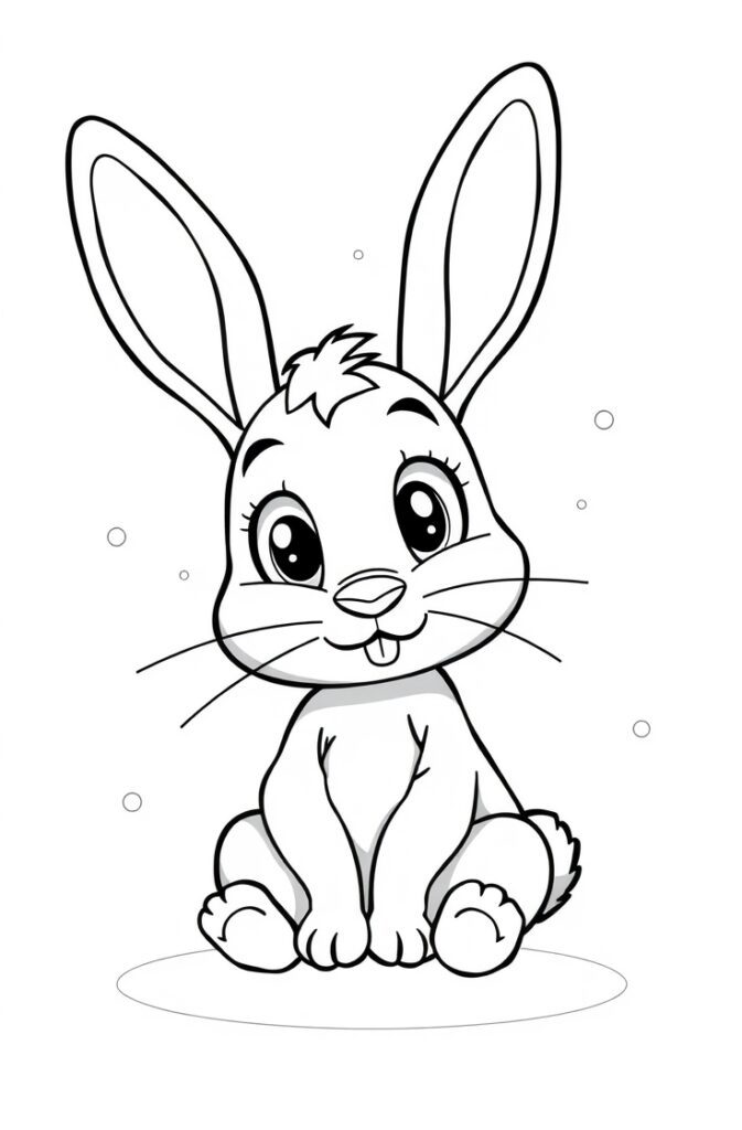 rabbit coloring pages