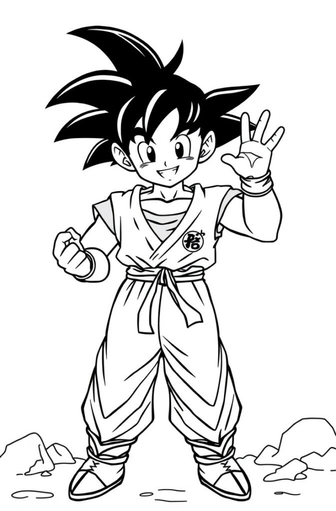 goku coloring pages