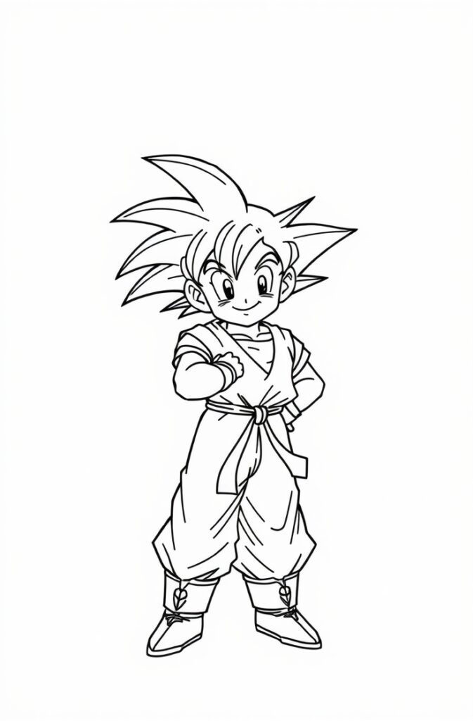 goku coloring pages