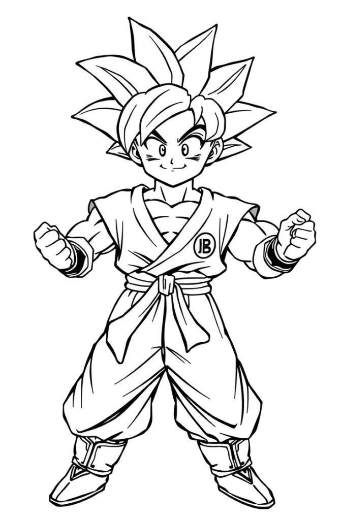 goku coloring pages